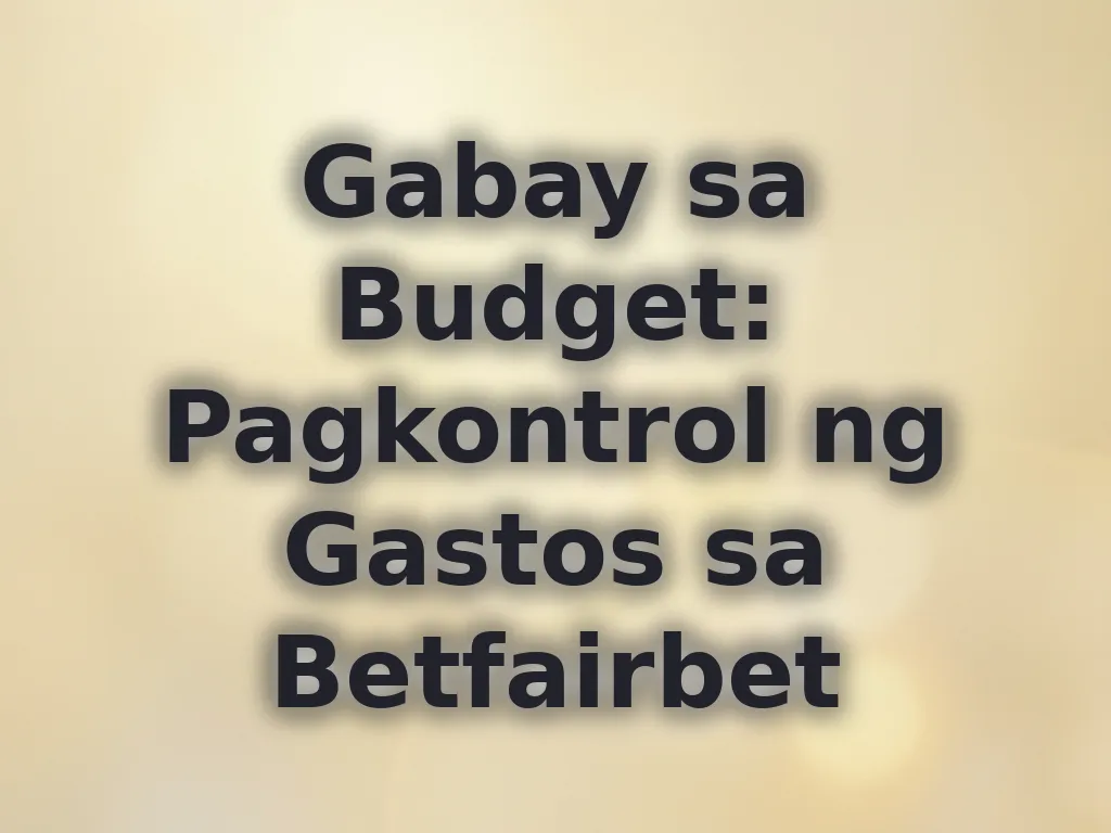 Gabay sa Budget