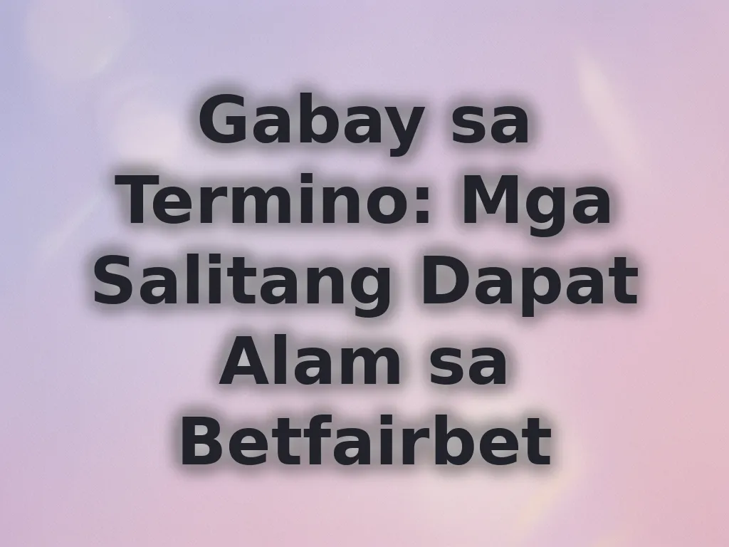 Gabay sa Termino